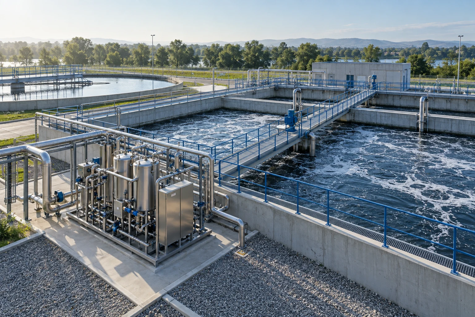 Wastewater Treatment — AI-generated application illustration